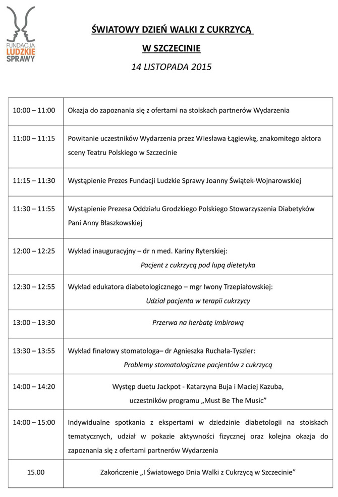 wiatowy Dzie Walki z Cukrzyc w Szczecinie